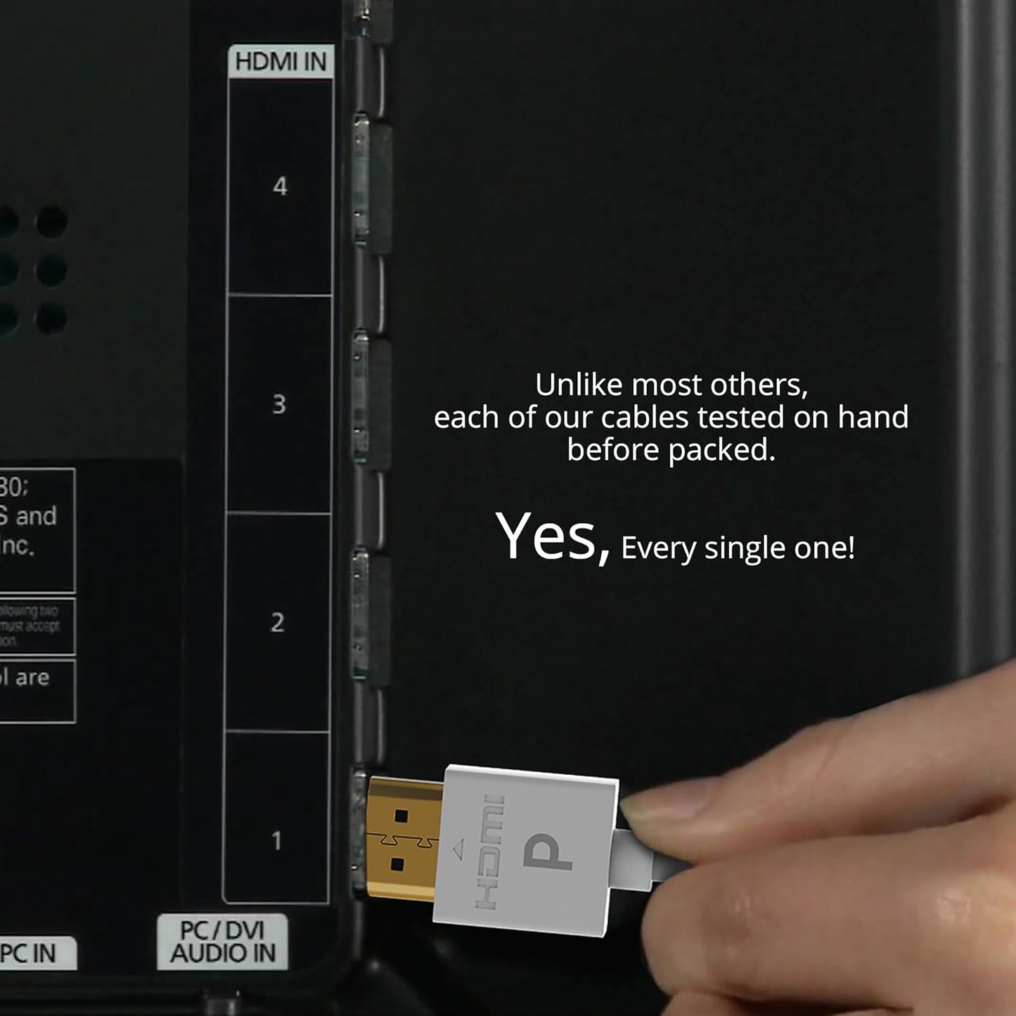 Pacroban 4K HDMI Cable White | 2 Pack Bulk Cartons (6ft, 10ft, 15ft, 20ft, 30ft) | 18Gbps, 4K 60Hz, HDR, ARC | Wholesale & Bulk Orders