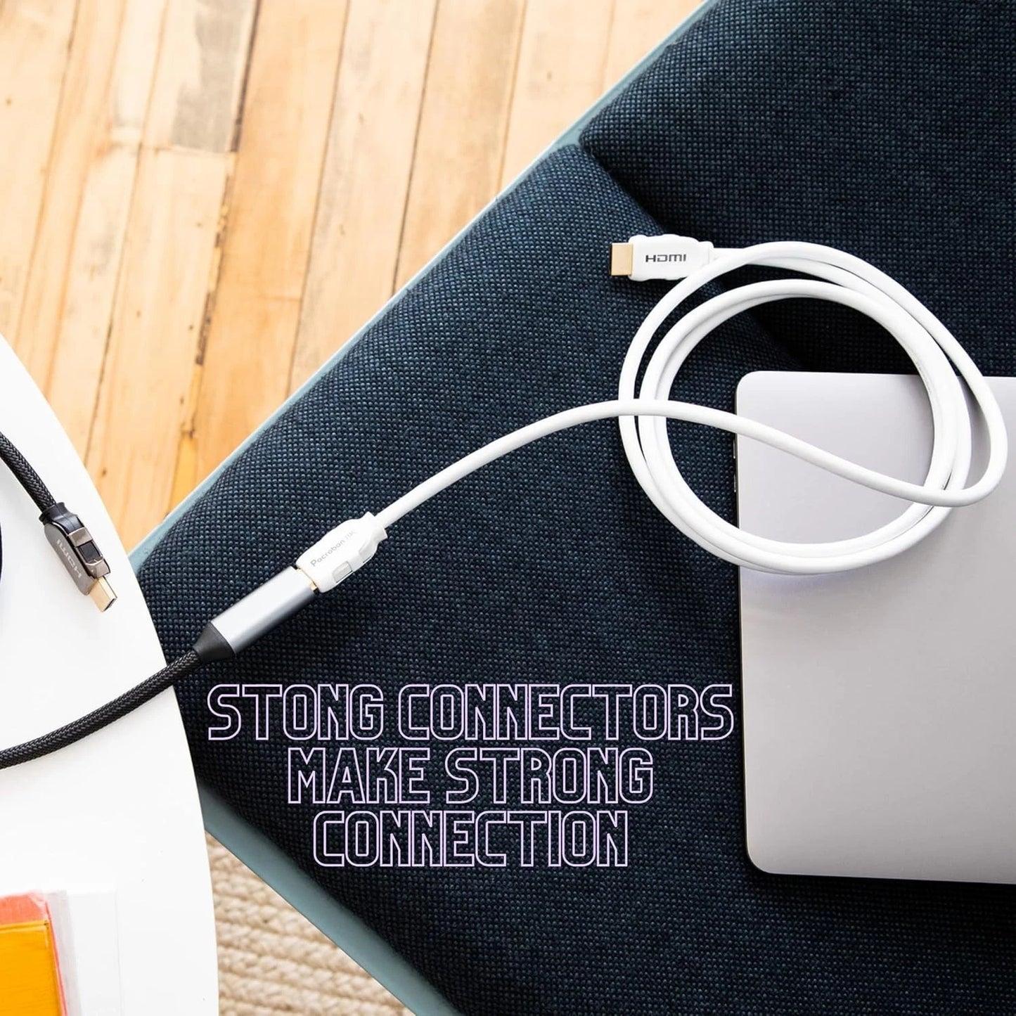 Pacroban 8K HDMI 2.1 Cable White – Bulk Pack (6ft / 10ft / 30ft) | 48Gbps, eARC, VRR, Dolby Atmos | Wholesale & Bulk Buying