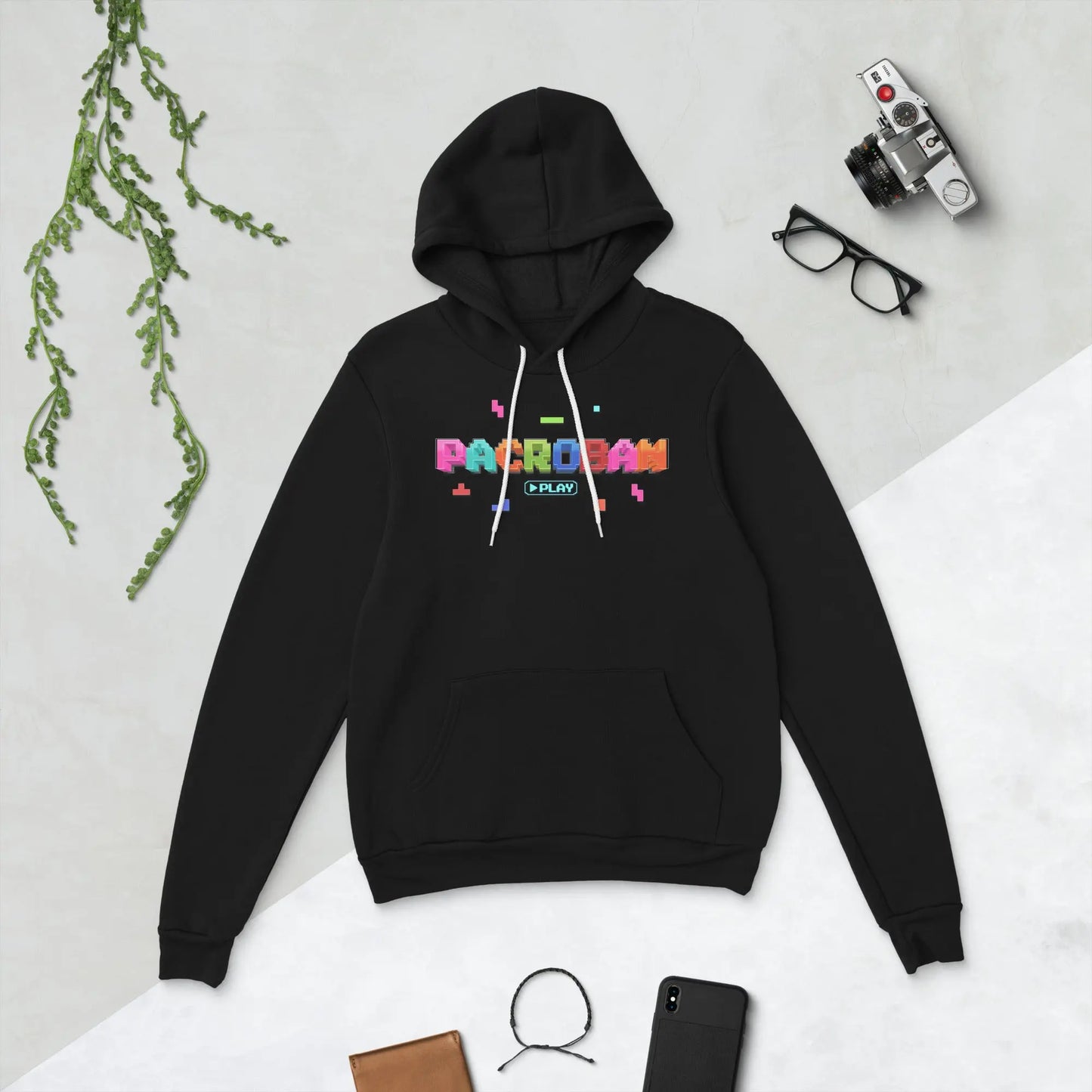 Play Tetris Design Unisex Hoodie