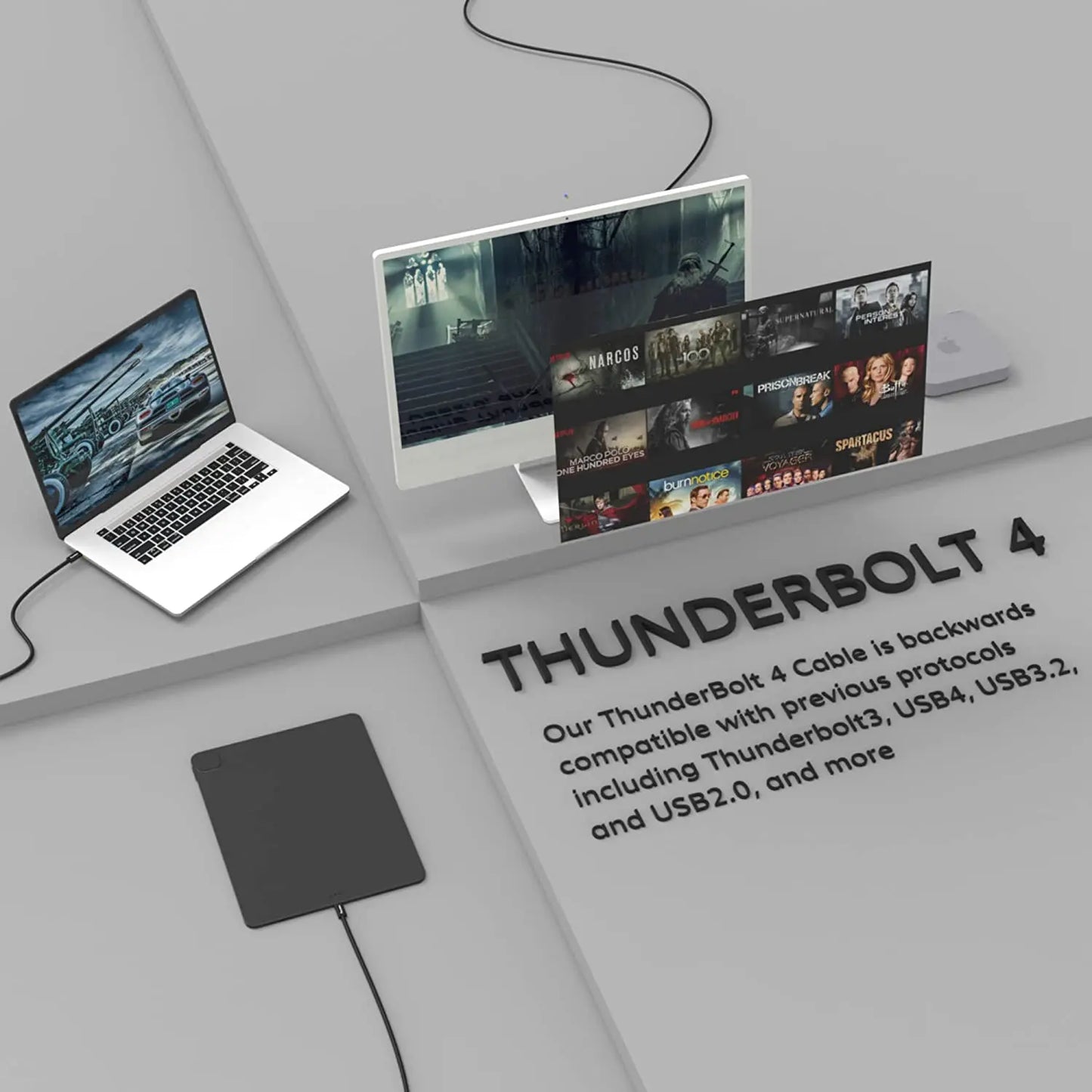 Pacroban USB 4 Cable C to USB C