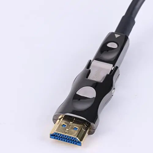 Long 4K Fiber Optic HDMI Cable with Detachable Connectors
