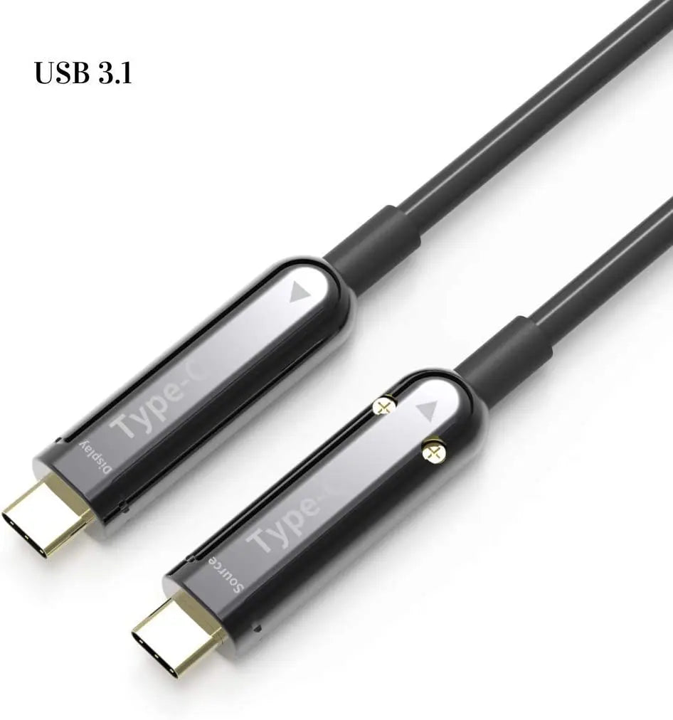 Pacroban 8k Cable 2.1 USB C Cable Fiber Optic