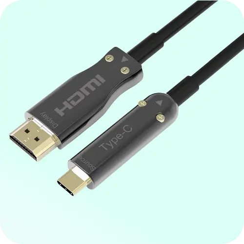 Fiber Optic USB Type-C to HDMI Cable