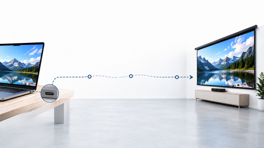 What's the best way to connect USB-C to HDMI over 100 feet?
