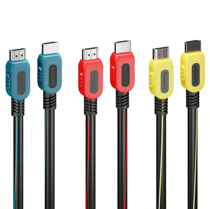 Pacroban 8K HDMI 2.1 Cable Trio 3-Pack (3 Color) – Bulk Cartons (3ft, 6ft, 10ft) | 48Gbps, 4K@120Hz, Dynamic HDR, Gold-Plated | Wholesale & Bulk Orders