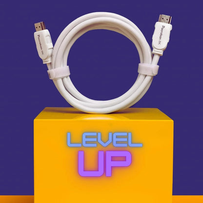 Pacroban 8K HDMI 2.1 Cable White – Bulk Pack (6ft / 10ft / 30ft) | 48Gbps, eARC, VRR, Dolby Atmos | Wholesale & Bulk Buying