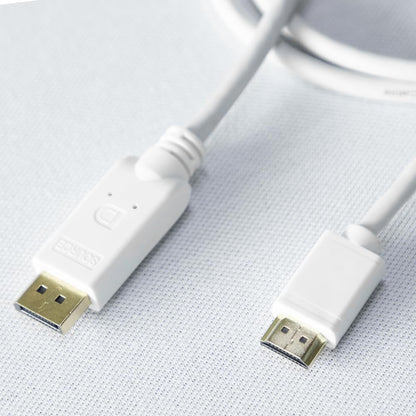 Pacroban DisplayPort to HDMI Cable White – Bulk Pack (6ft, 10ft) | 4K 60Hz, CL3 In-Wall Rated | DP (Source) to HDMI (Display) Wholesale
