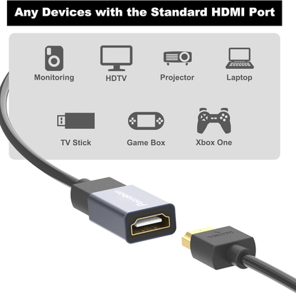 HDMI Coupler 8K Female to Female High Speed HDMI 2.1 Connector Adapter 8K@60Hz