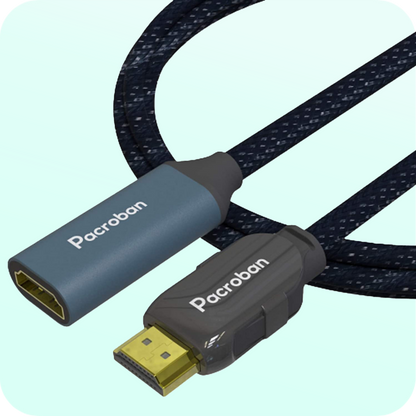 Extension HDMI 2.1 Cable Male to Female 8K