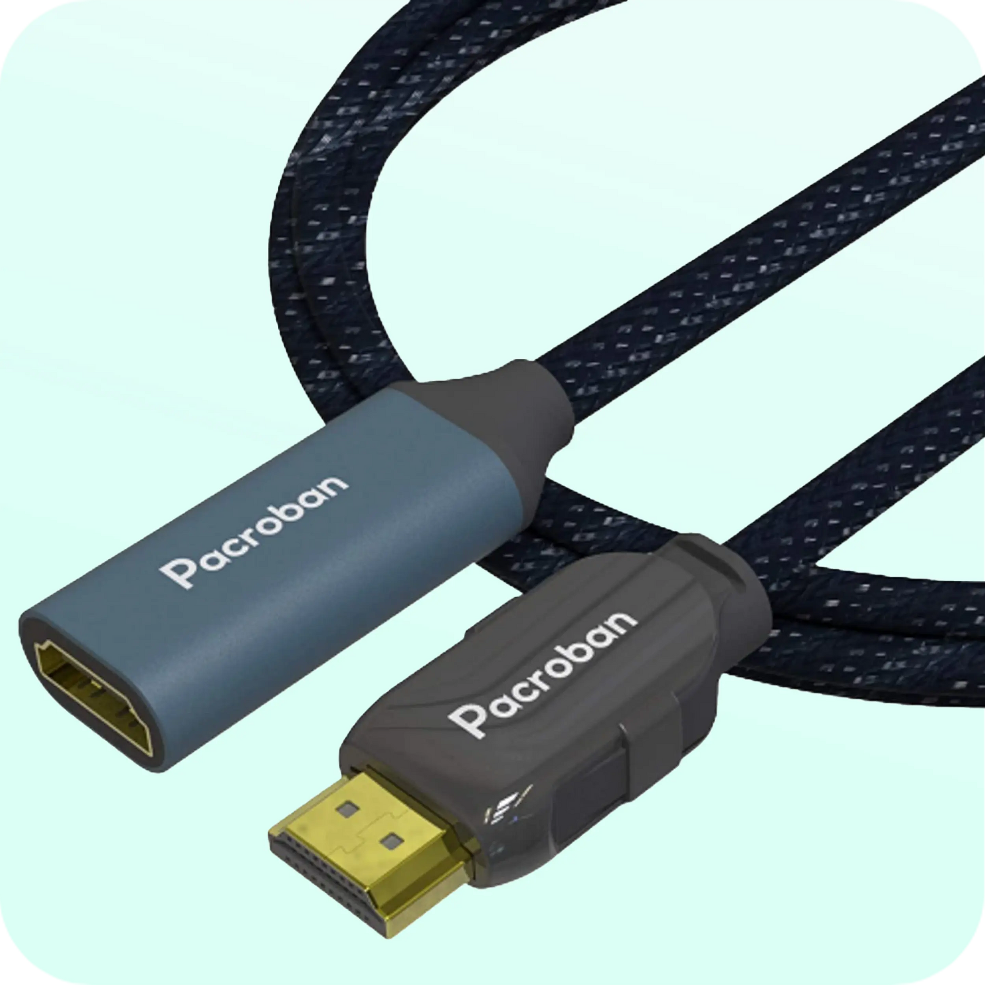 Female to Male HDMI 2.1 Cables and 8K Extension Cables (6ft)
