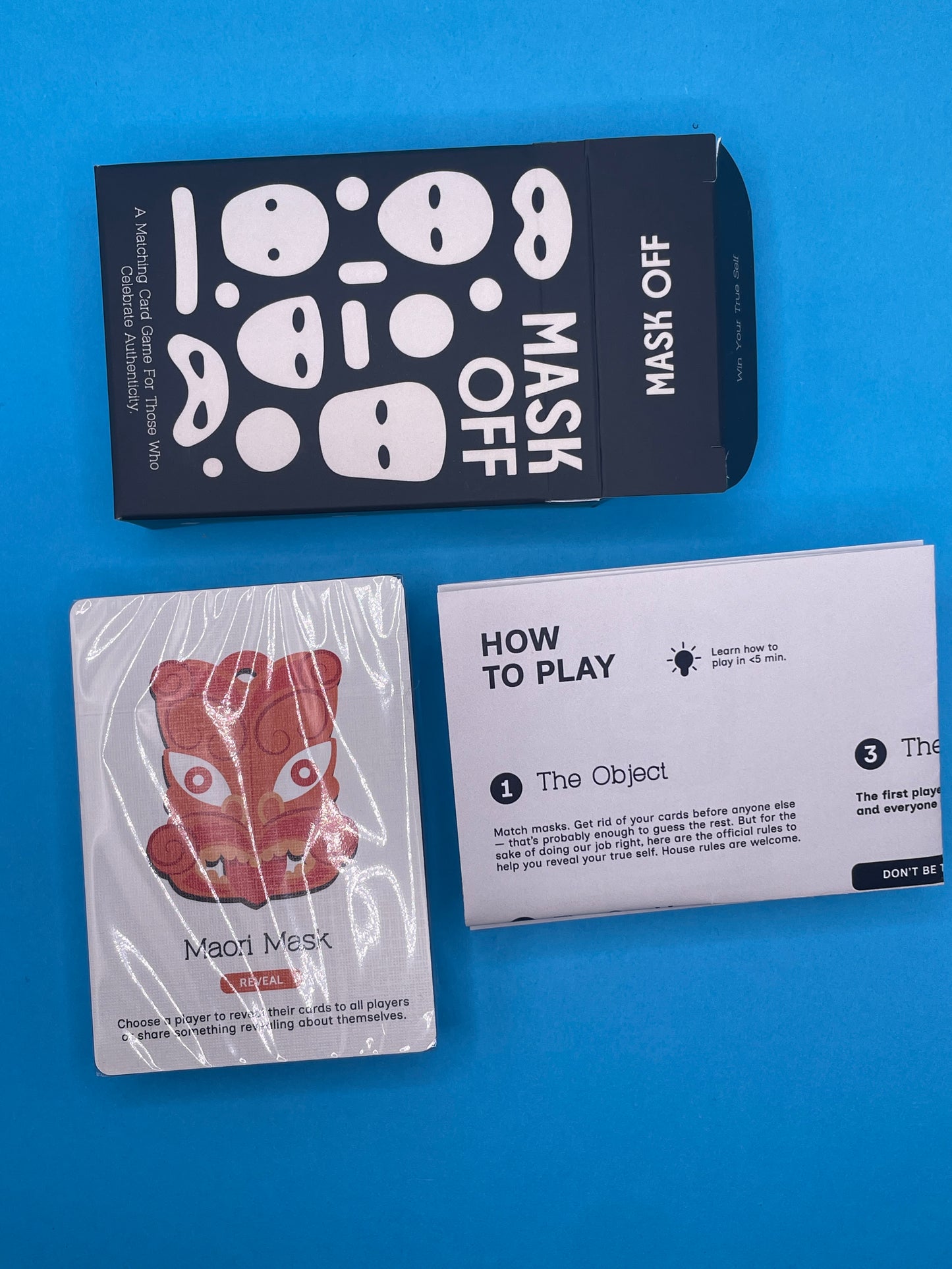 Mask Off - Win Your True Self: A New Tabletop Card Game for People Who Celebrate Authenticity
