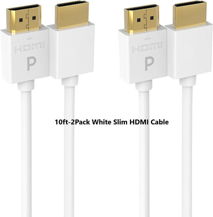 Open Box - Slim HDMI, Fiber optic, HDMI 2.1 Cables in One Box
