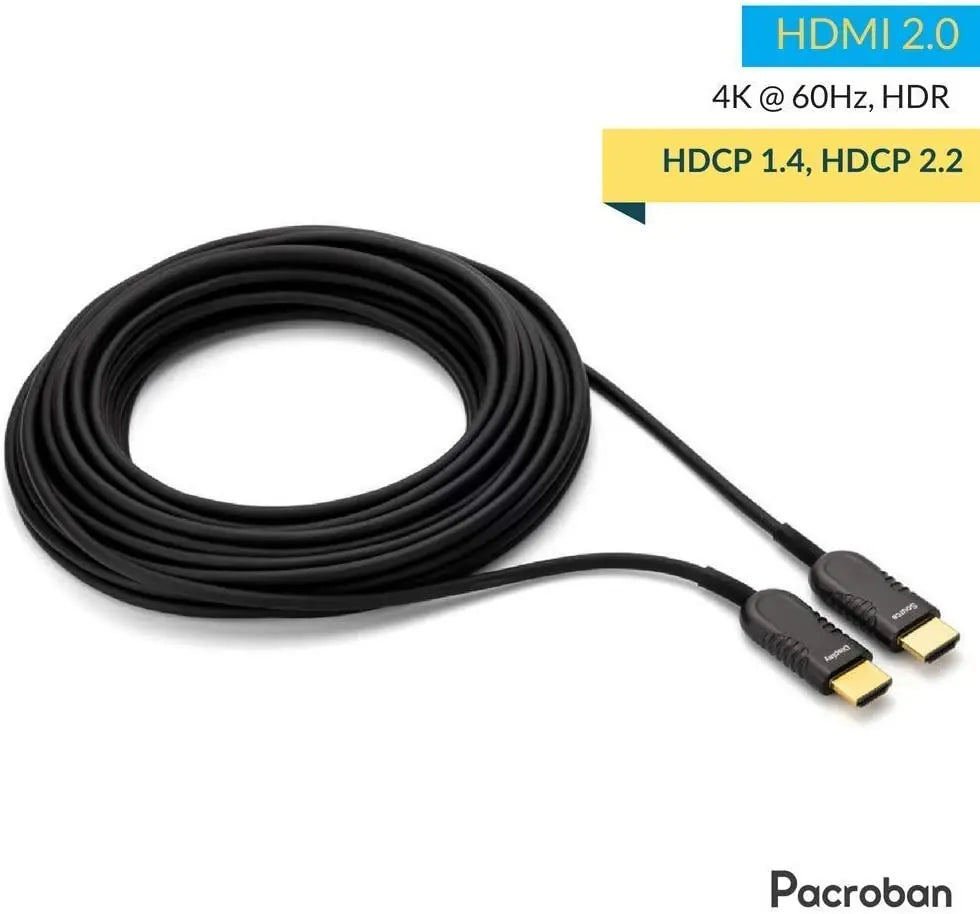 Slim Fiber Optic HDMI Cable