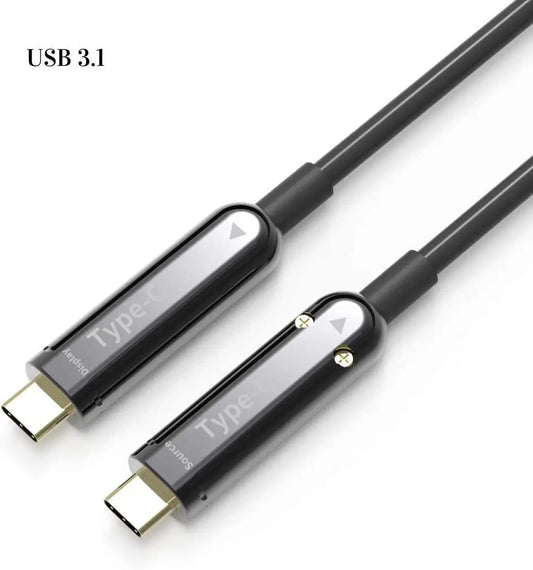 Pacroban 8k Cable 2.1 USB C Cable Fiber Optic